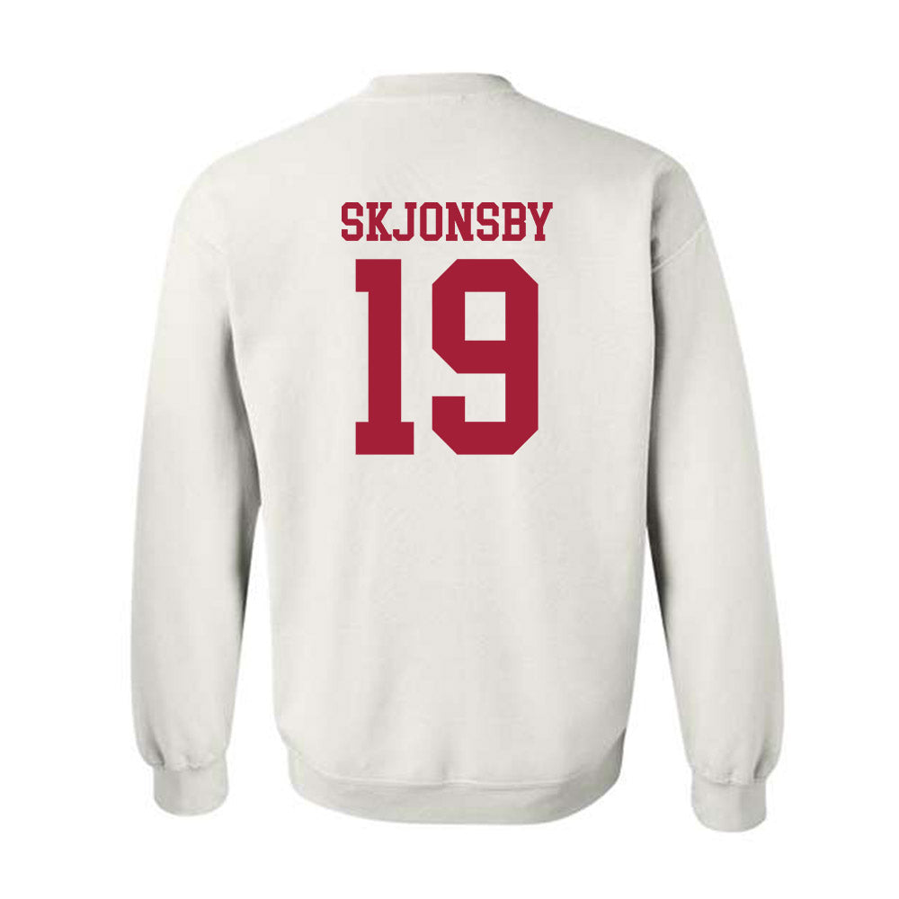 WSU - NCAA Baseball : Ryan Skjonsby - Classic Shersey Crewneck Sweatshirt-1