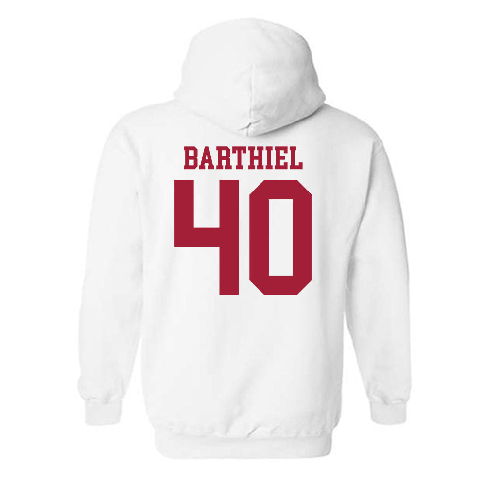 WSU - NCAA Football : Gavin Barthiel - Classic Shersey Hooded Sweatshirt-1