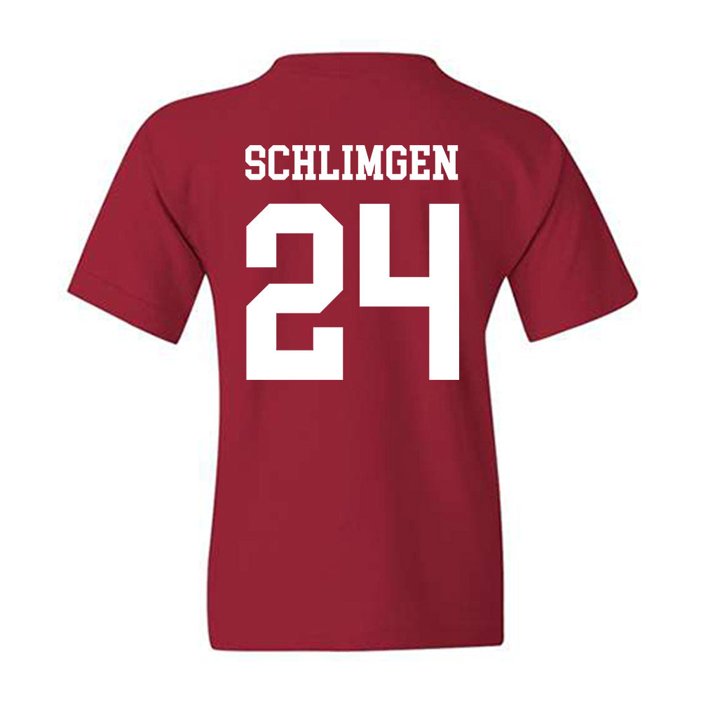 WSU - NCAA Football : Sullivan Schlimgen - Classic Shersey Youth T-Shirt-1