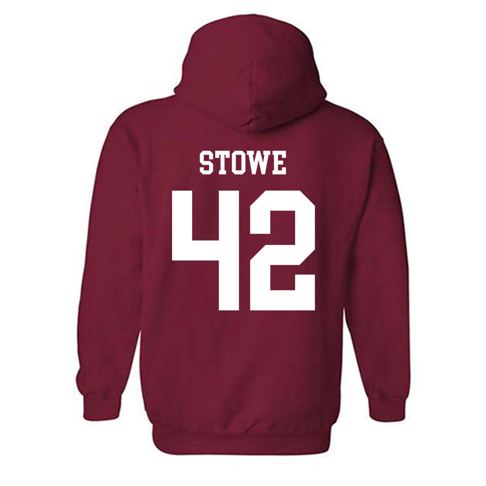 WSU - NCAA Baseball : Trevor Stowe - Classic Shersey Hooded Sweatshirt-1