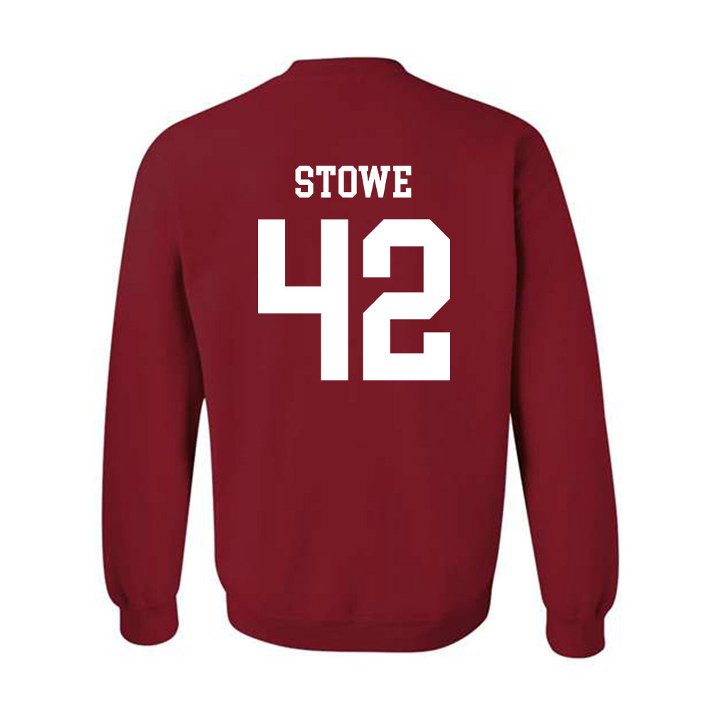 WSU - NCAA Baseball : Trevor Stowe - Classic Shersey Crewneck Sweatshirt-1