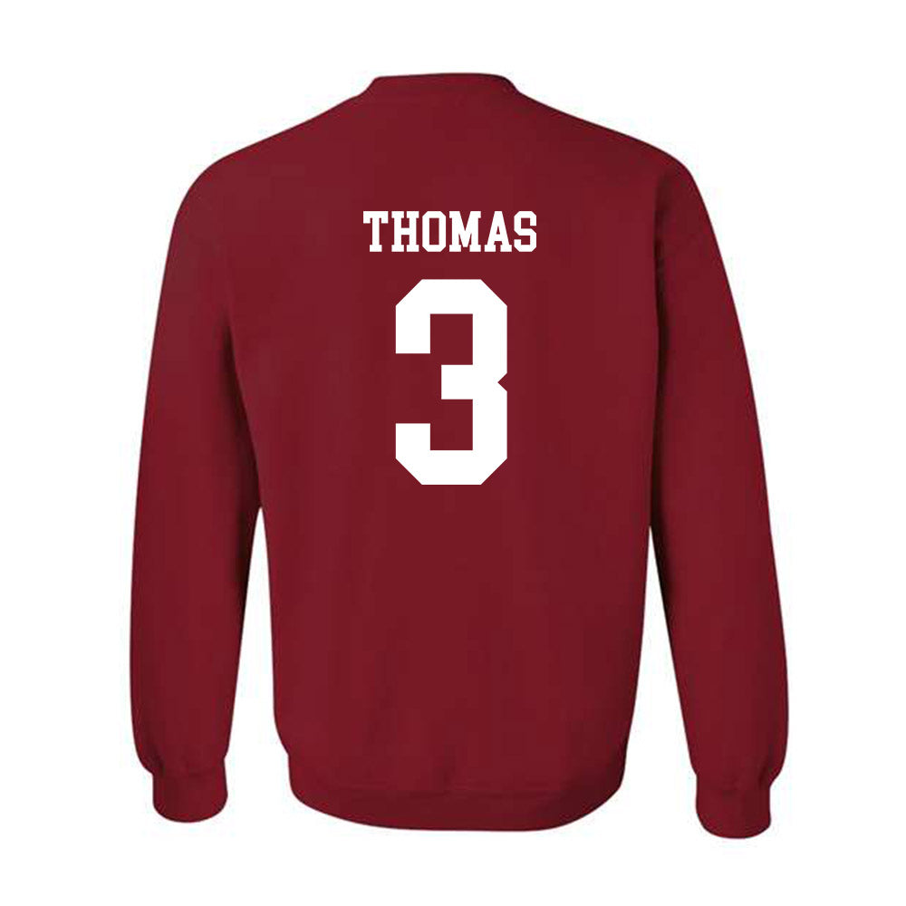 WSU - NCAA Football : Jaylen Thomas - Classic Shersey Crewneck Sweatshirt-1