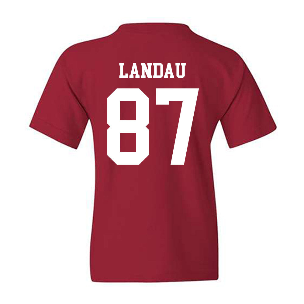 WSU - NCAA Football : Cash Landau - Classic Fashion Shersey Youth T-Shirt-1