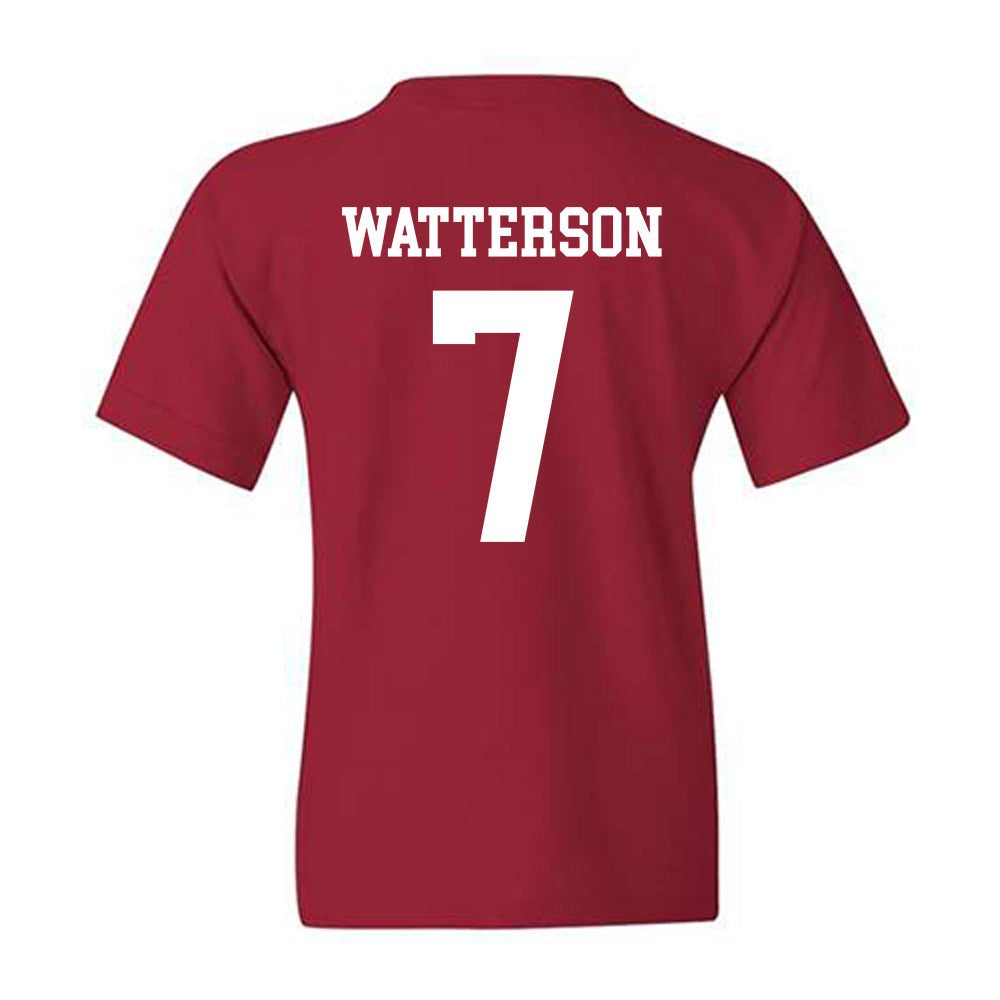 WSU - NCAA Baseball : Cole Watterson - Classic Fashion Shersey Youth T-Shirt-1