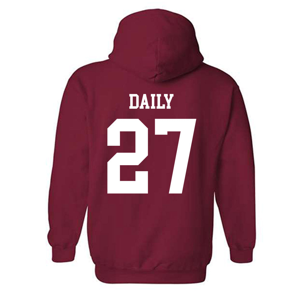 WSU - NCAA Baseball : Lleyton Daily - Classic Fashion Shersey Hooded Sweatshirt-1