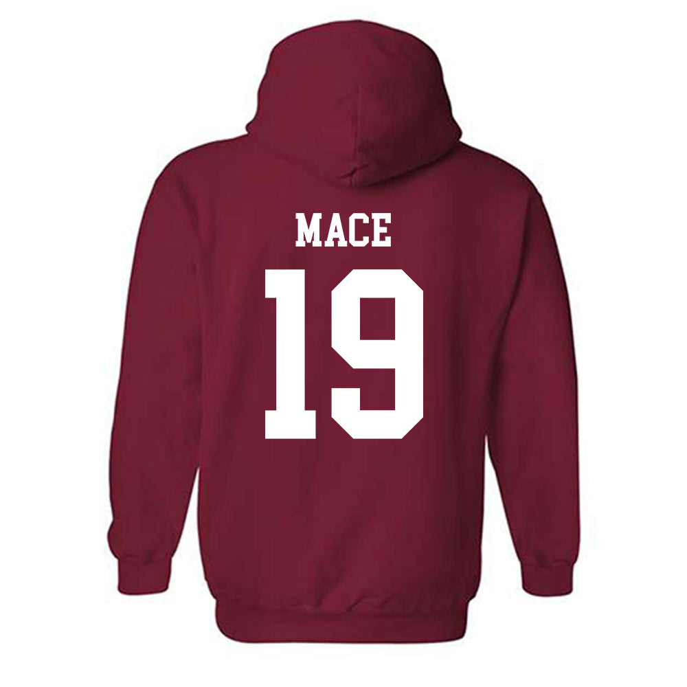 WSU - NCAA Women's Soccer : Maggie Mace - Classic Fashion Shersey Hooded Sweatshirt-1