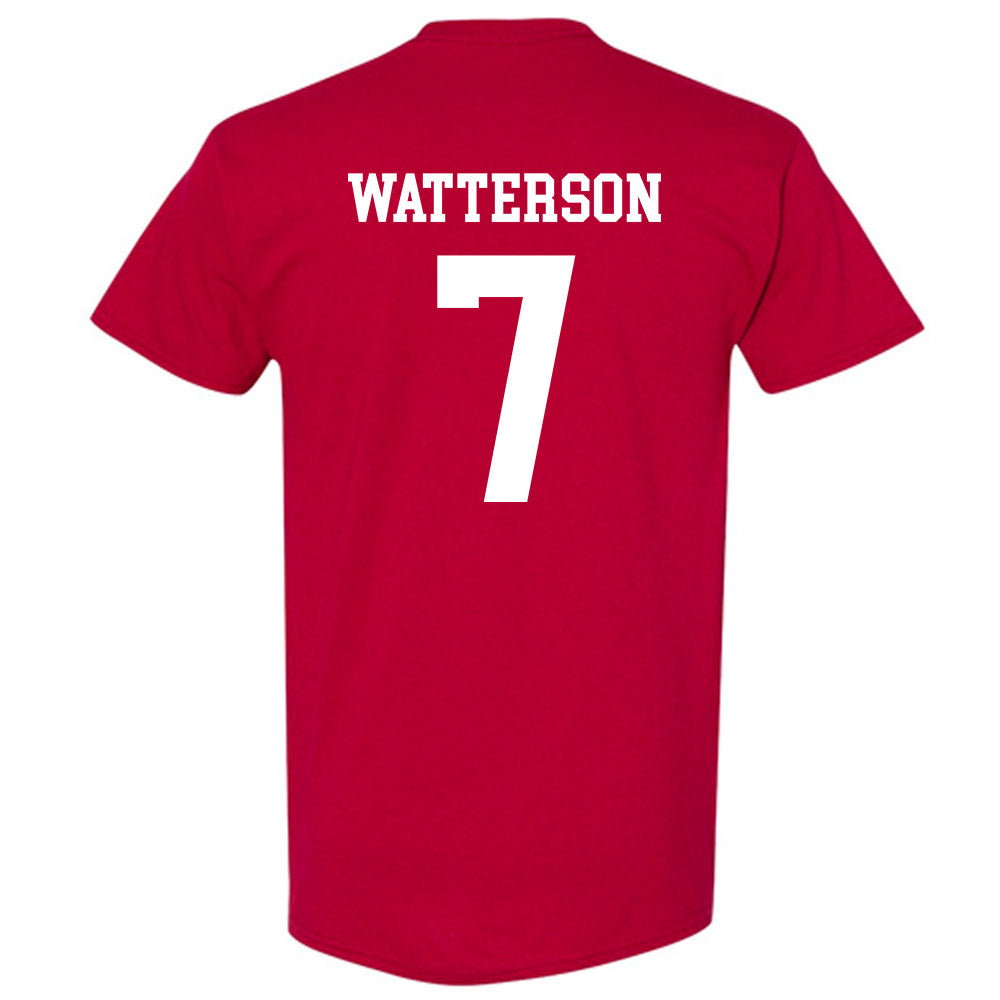 WSU - NCAA Baseball : Cole Watterson - Classic Fashion Shersey T-Shirt-1
