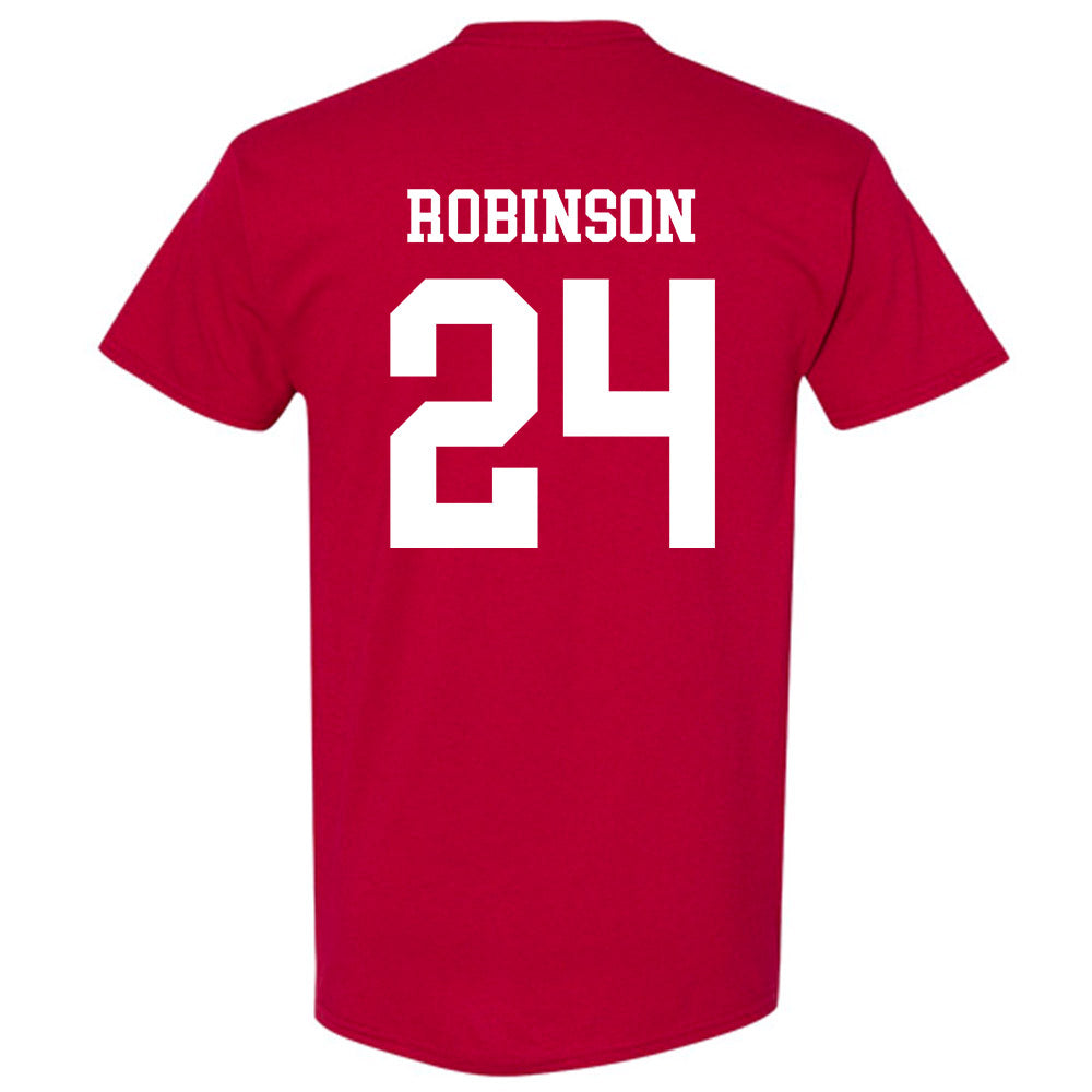 WSU - NCAA Men's Basketball : Dominik Robinson - Classic Fashion Shersey T-Shirt-1