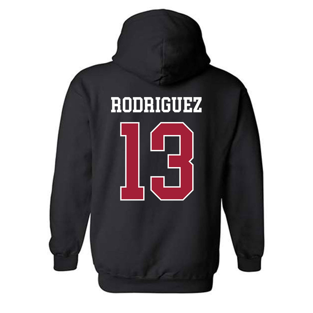 WSU - NCAA Men's Basketball : Adria Rodriguez - Classic Fashion Shersey Hooded Sweatshirt-1