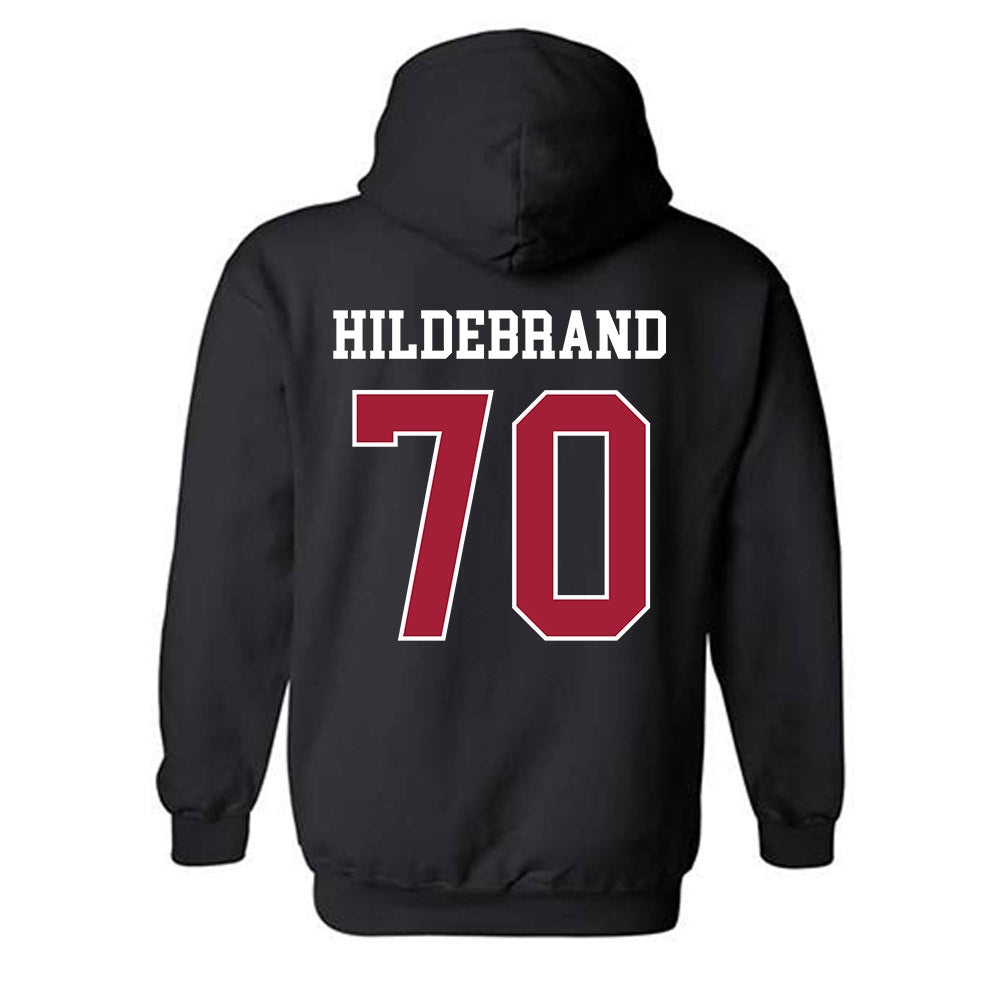 WSU - NCAA Football : Dylan Hildebrand - Classic Fashion Shersey Hooded Sweatshirt-1
