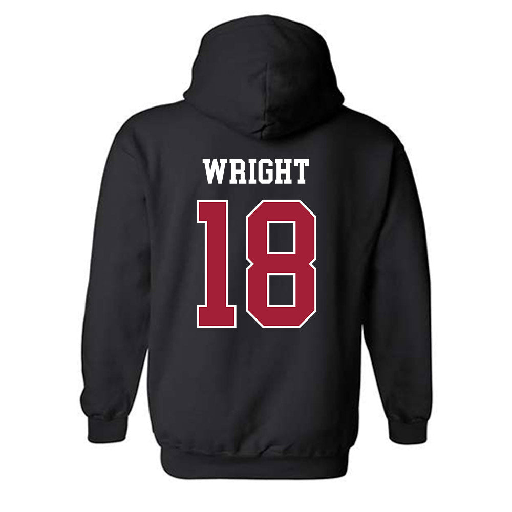 WSU - NCAA Women's Soccer : Isabelle Wright - Classic Fashion Shersey Hooded Sweatshirt-1