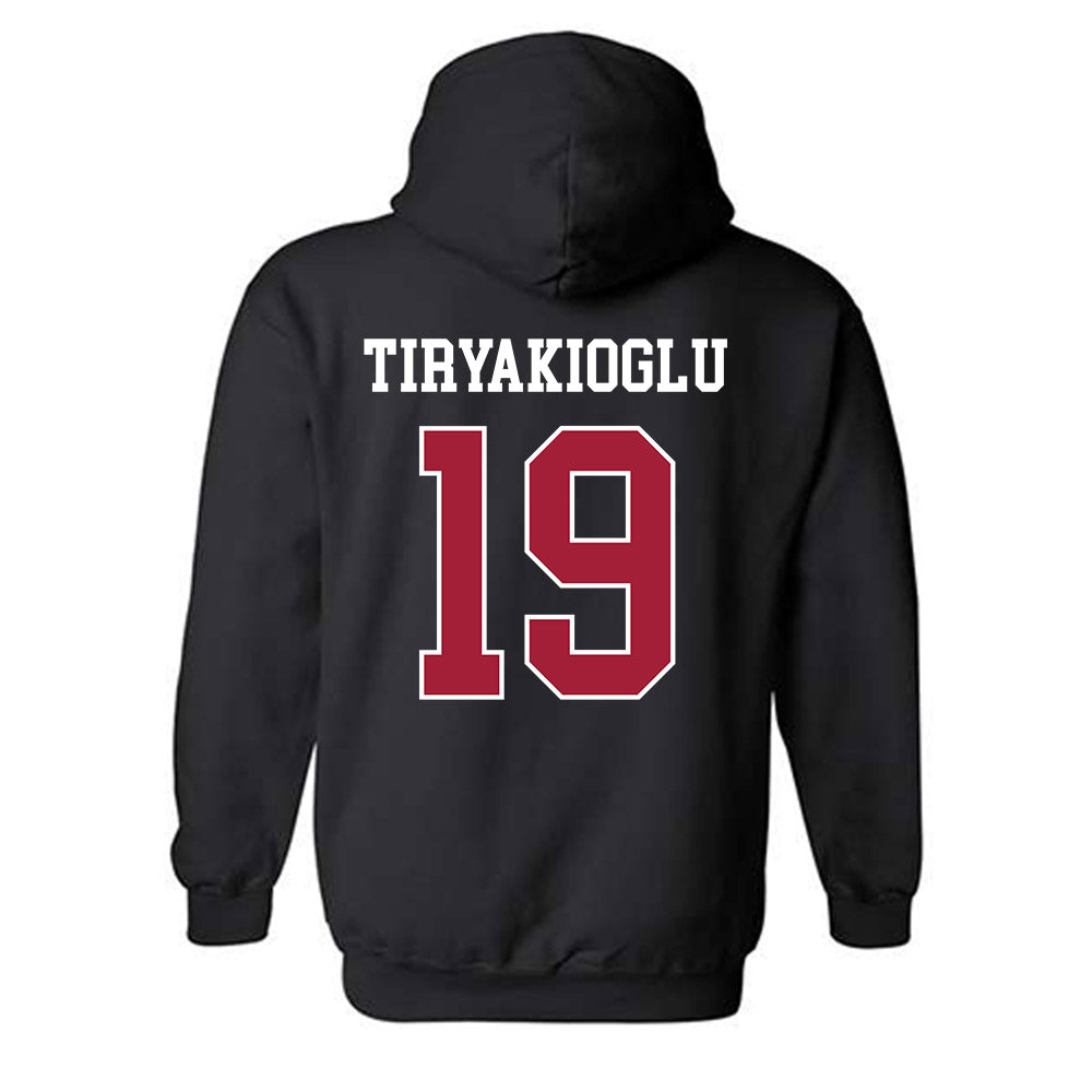 WSU - NCAA Football : Jake Tiryakioglu - Classic Fashion Shersey Hooded Sweatshirt-1