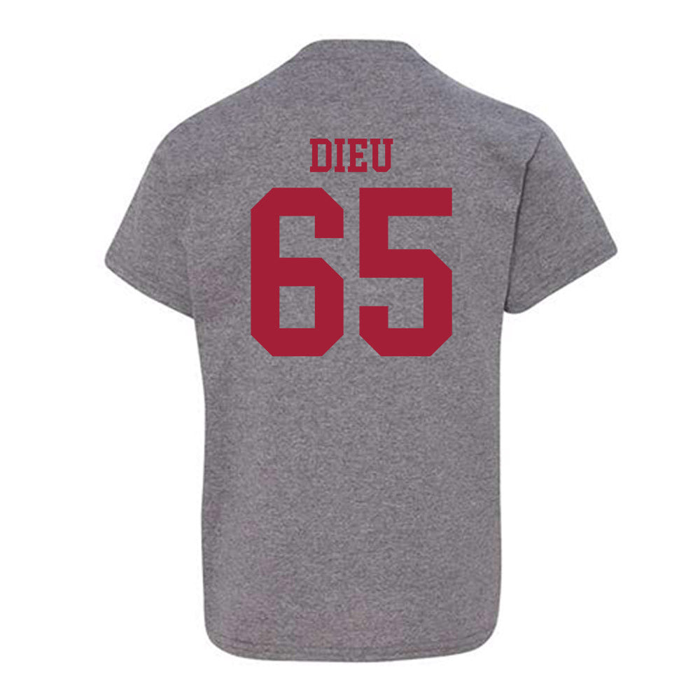 WSU - NCAA Football : Brock Dieu - Classic Fashion Shersey Youth T-Shirt-1