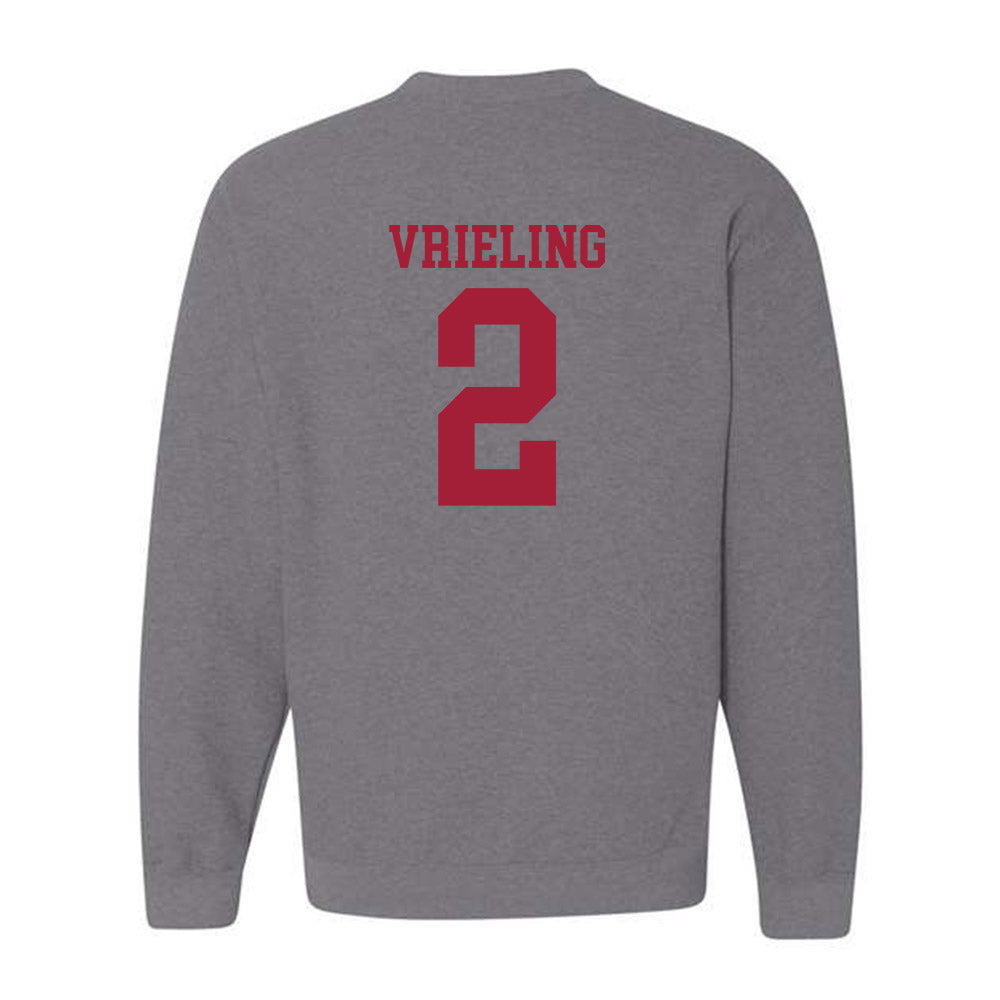 WSU - NCAA Women's Volleyball : Taryn Vrieling - Classic Fashion Shersey Crewneck Sweatshirt-1