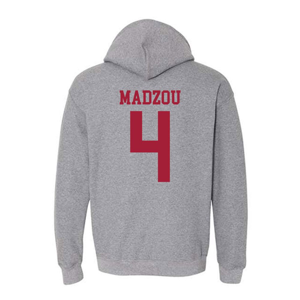 WSU - NCAA Men's Basketball : Brunel Madzou - Classic Fashion Shersey Hooded Sweatshirt-1