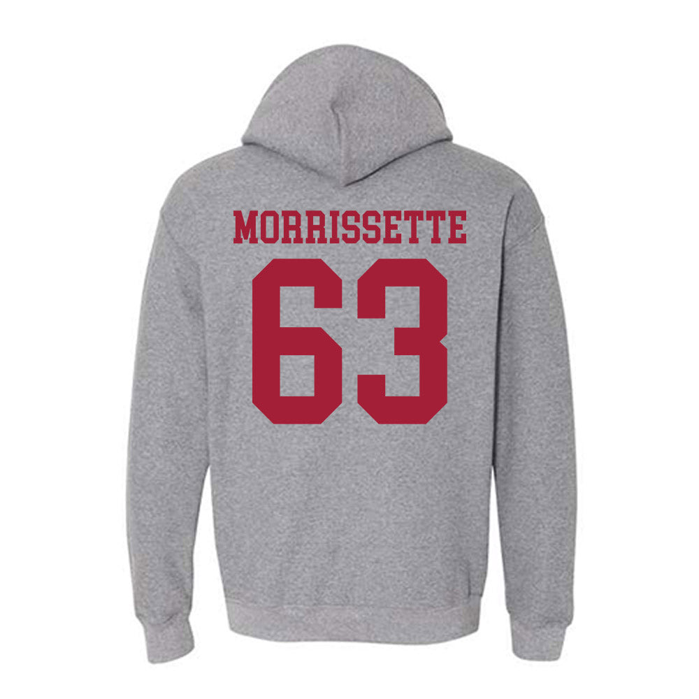 WSU - NCAA Football : Barry Morrissette - Classic Fashion Shersey Hooded Sweatshirt-1