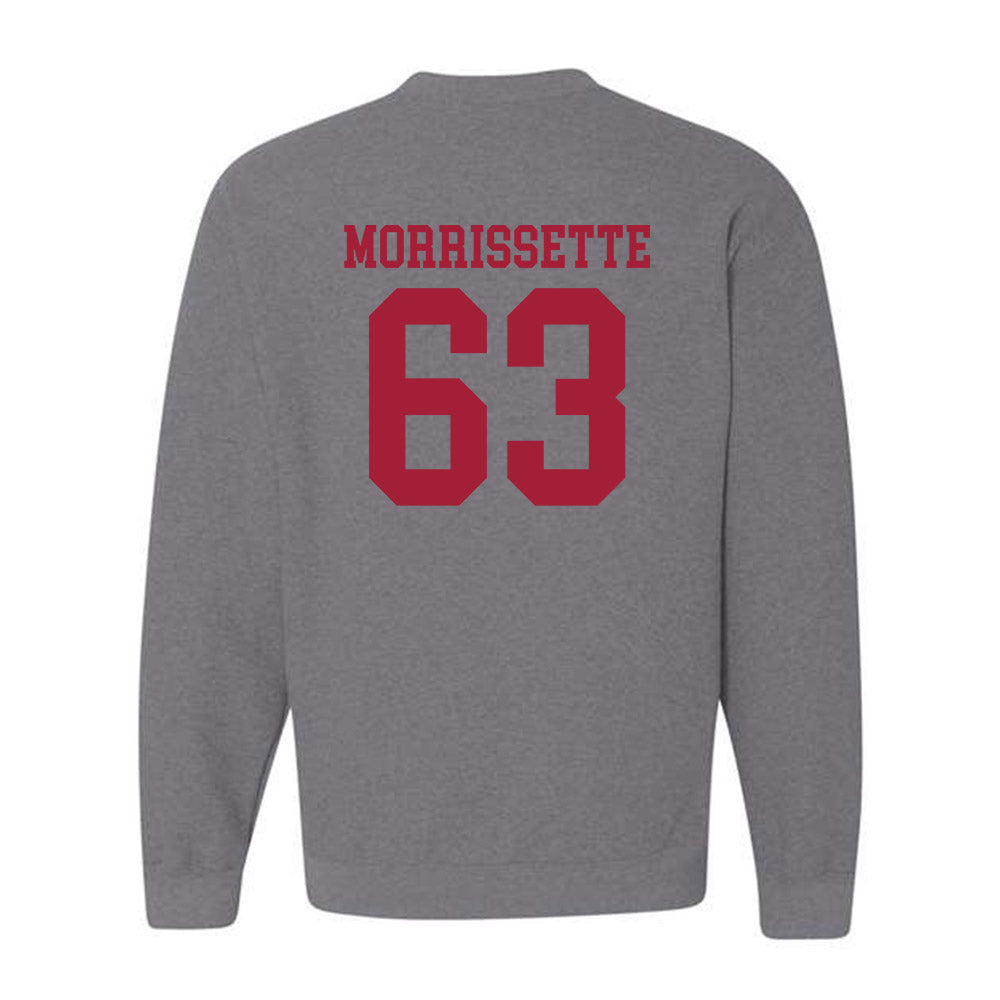 WSU - NCAA Football : Barry Morrissette - Classic Fashion Shersey Crewneck Sweatshirt-1