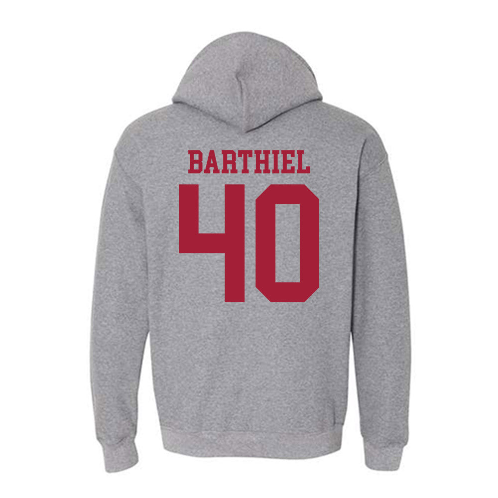 WSU - NCAA Football : Gavin Barthiel - Classic Fashion Shersey Hooded Sweatshirt-1
