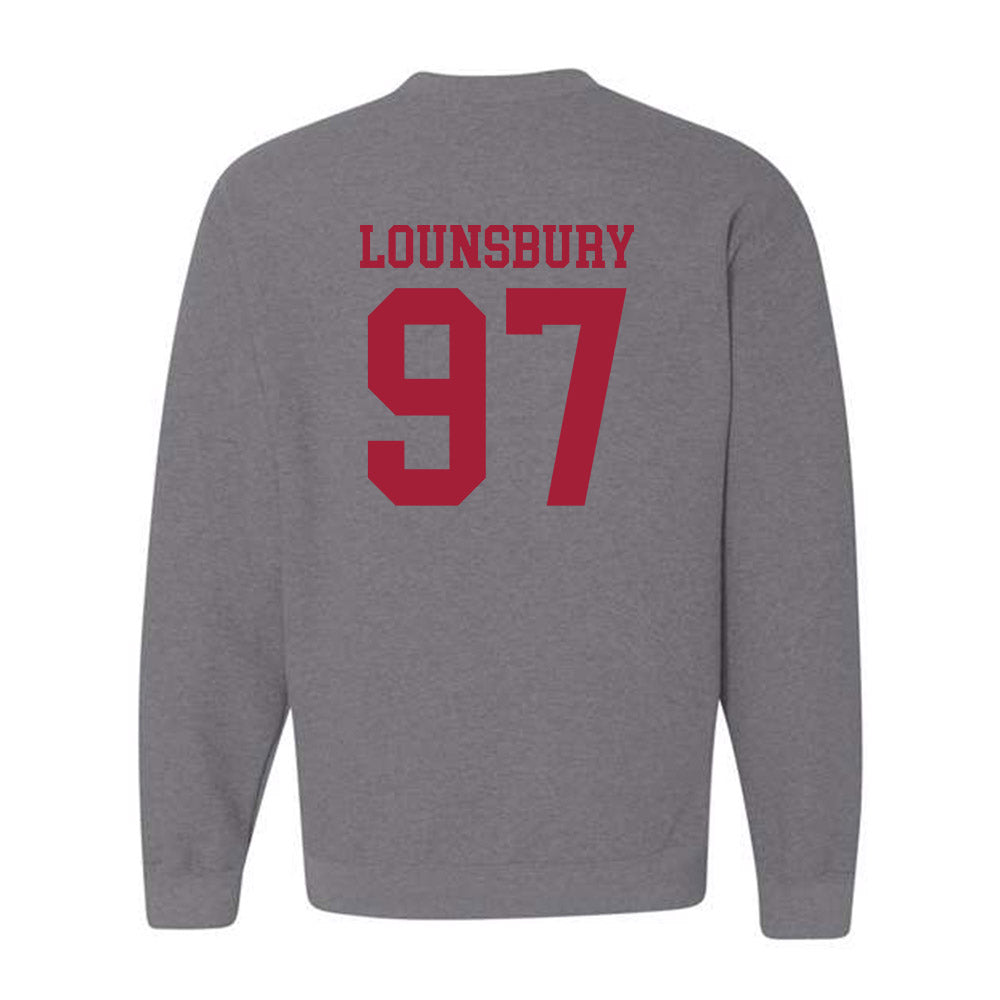 WSU - NCAA Football : Adlai Lounsbury - Classic Fashion Shersey Crewneck Sweatshirt-1