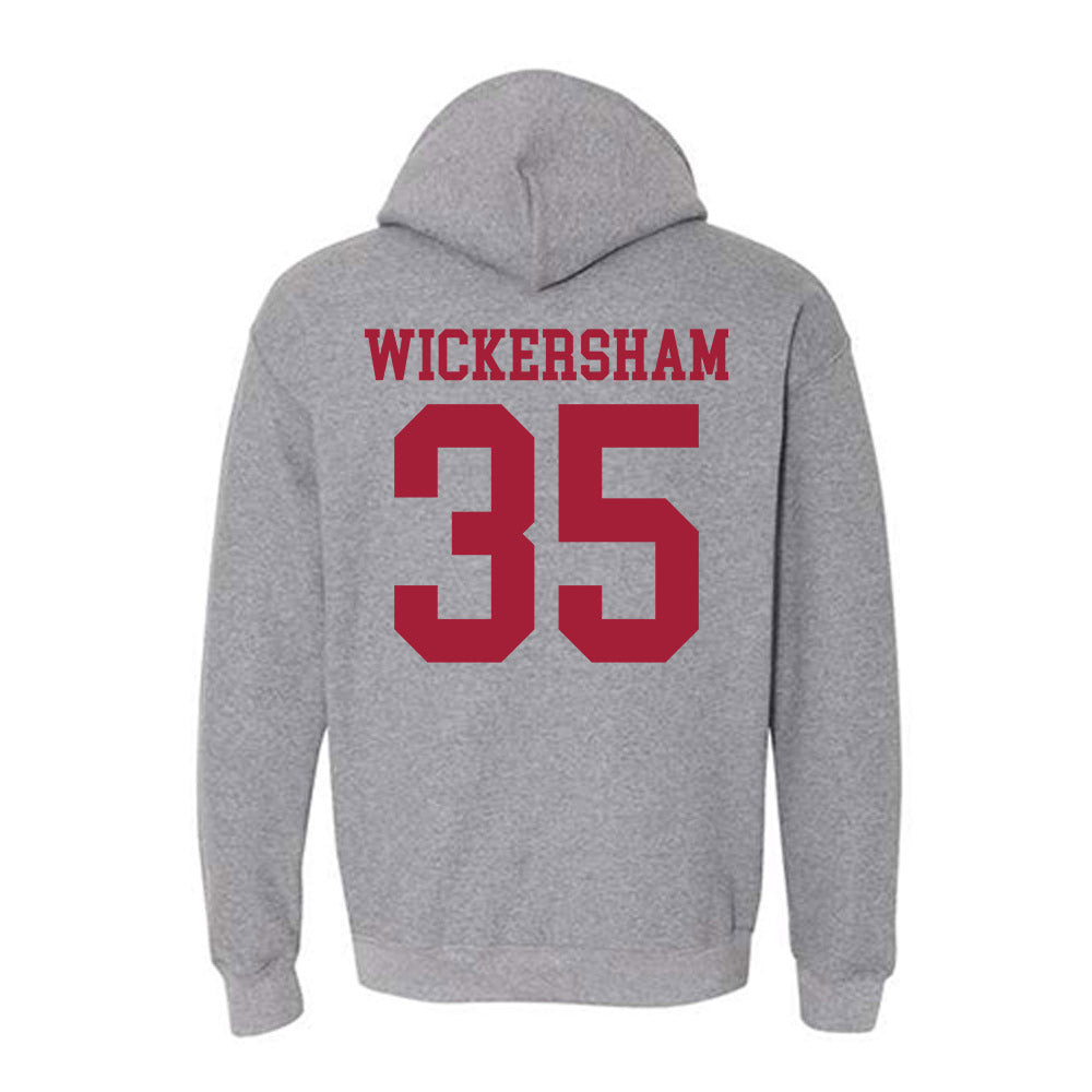 WSU - NCAA Baseball : Kaden Wickersham - Classic Fashion Shersey Hooded Sweatshirt