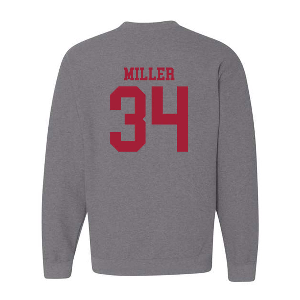 WSU - NCAA Football : Sir Brody Miller - Classic Fashion Shersey Crewneck Sweatshirt-1