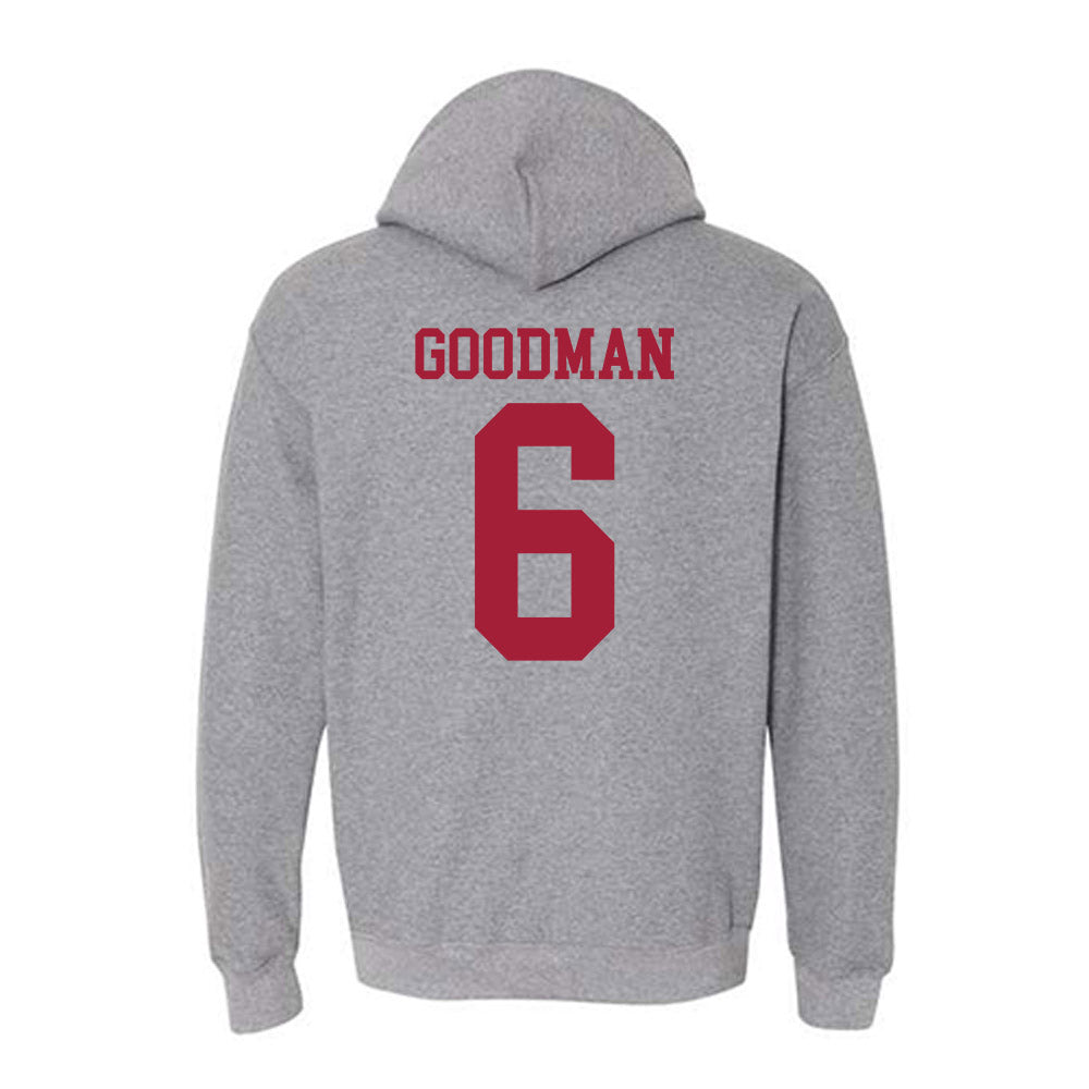 WSU - NCAA Football : Duhron Goodman - Classic Fashion Shersey Hooded Sweatshirt-1