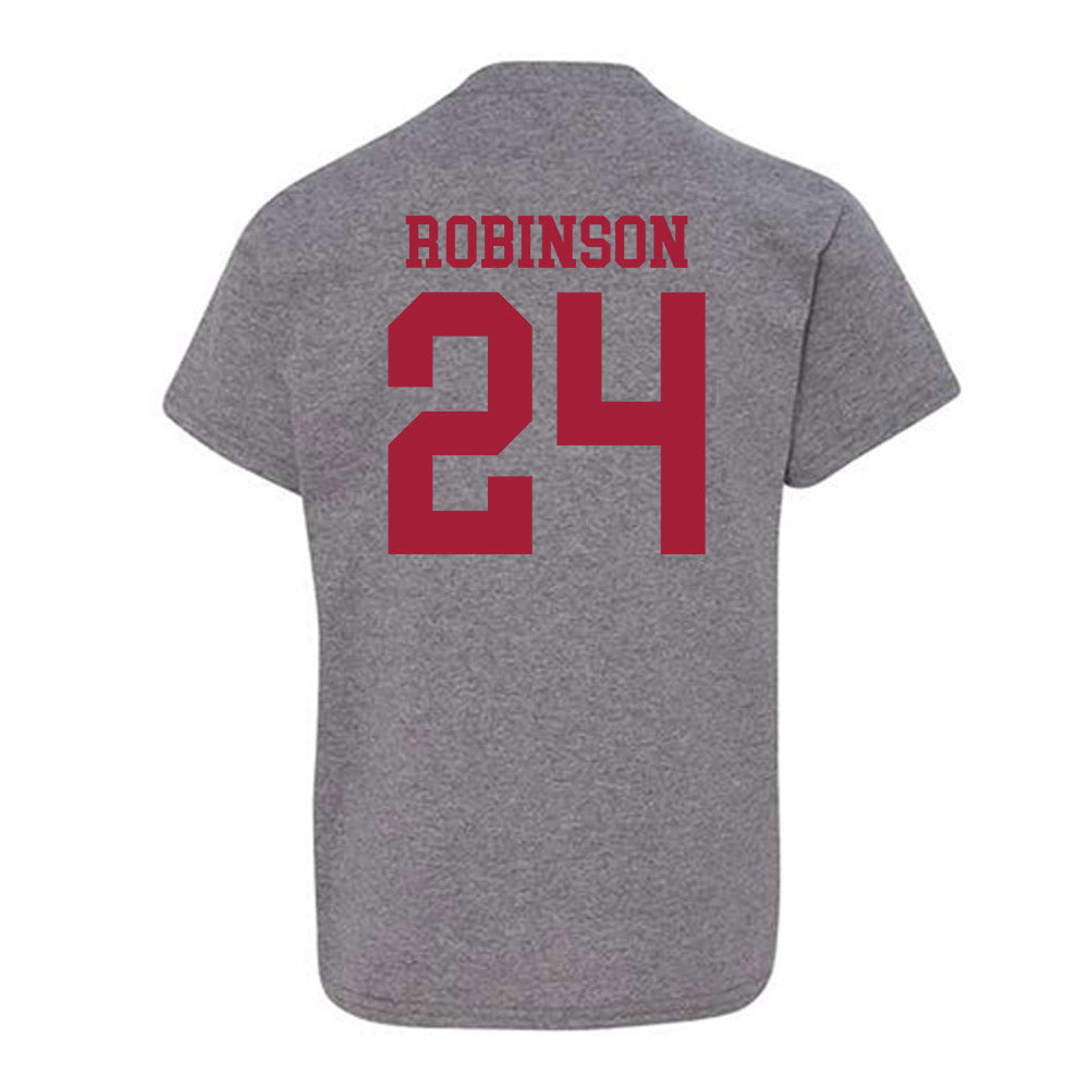 WSU - NCAA Men's Basketball : Dominik Robinson - Classic Fashion Shersey Youth T-Shirt-1