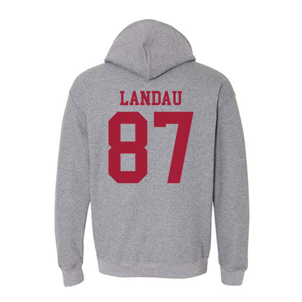 WSU - NCAA Football : Cash Landau - Classic Fashion Shersey Hooded Sweatshirt-1