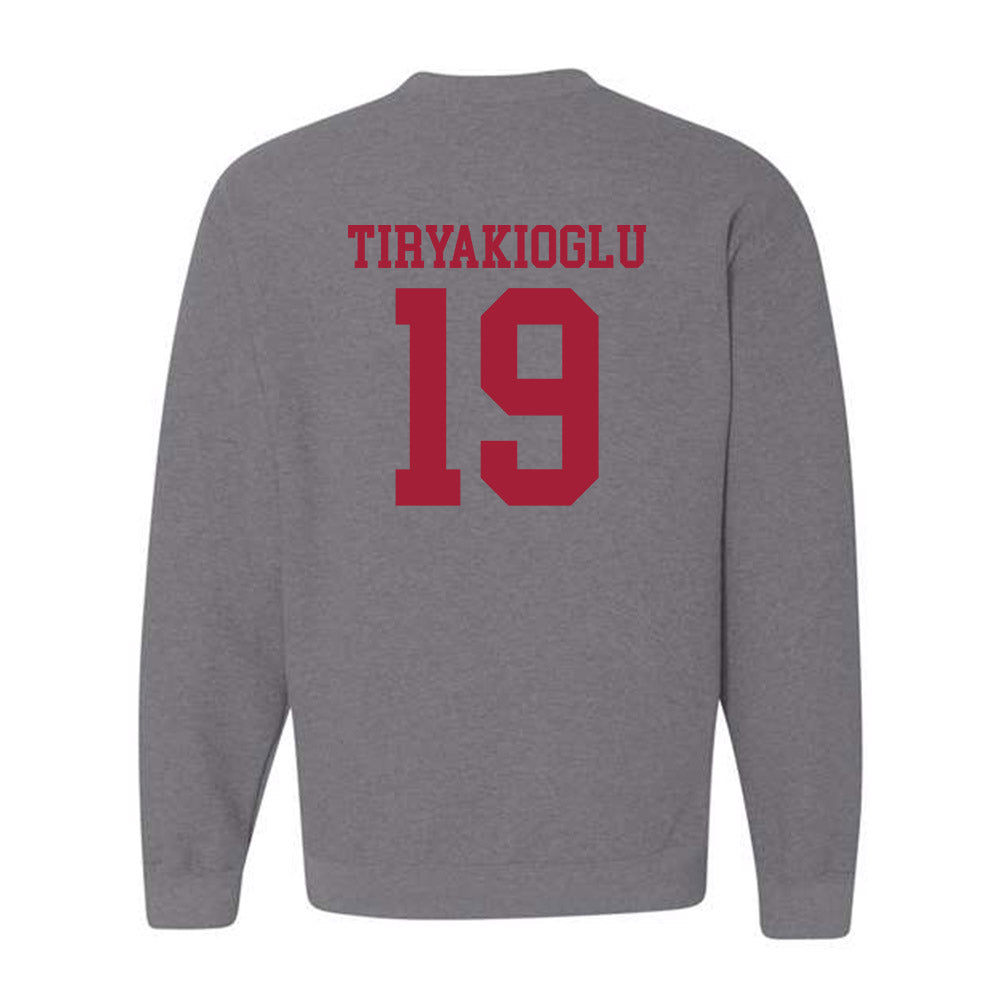 WSU - NCAA Football : Jake Tiryakioglu - Classic Fashion Shersey Crewneck Sweatshirt-1