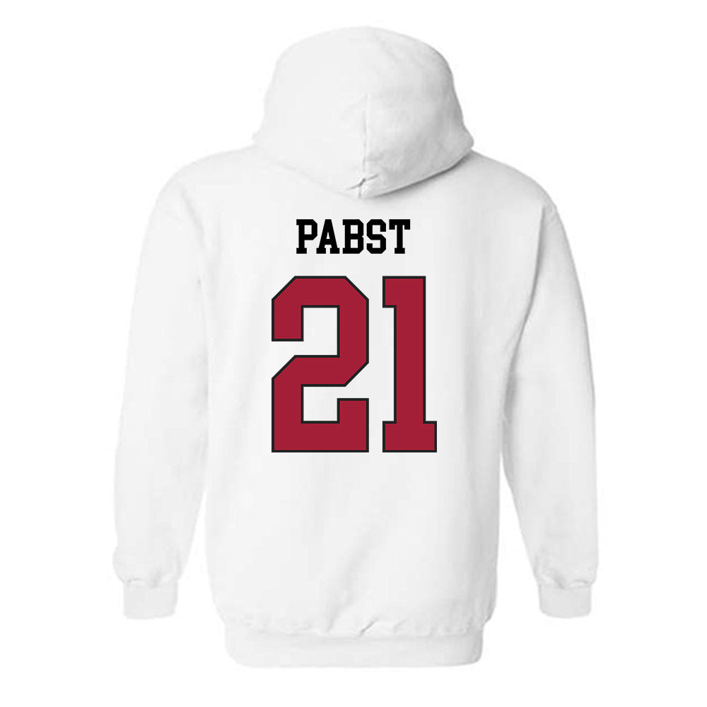WSU - NCAA Football : Carter Pabst - Sports Shersey Hooded Sweatshirt-1