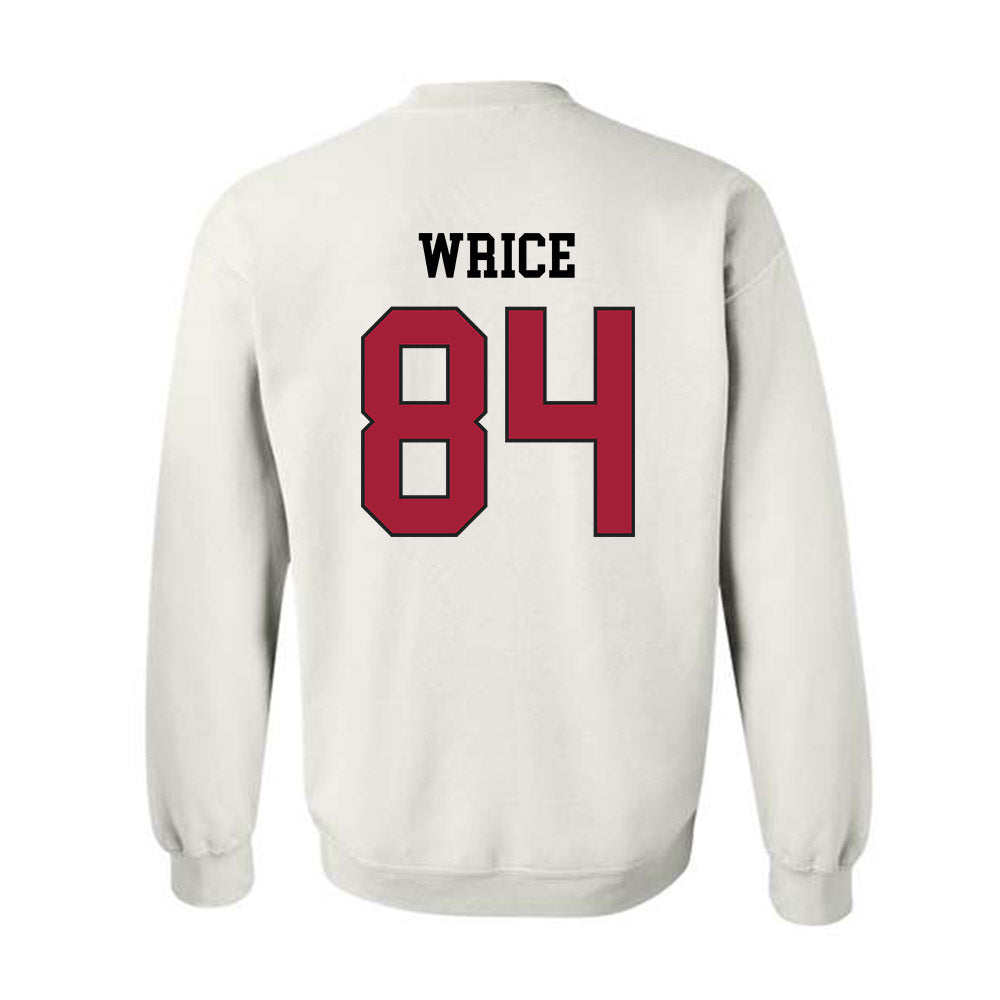 WSU - NCAA Football : Malachi wrice - Sports Shersey Crewneck Sweatshirt-1