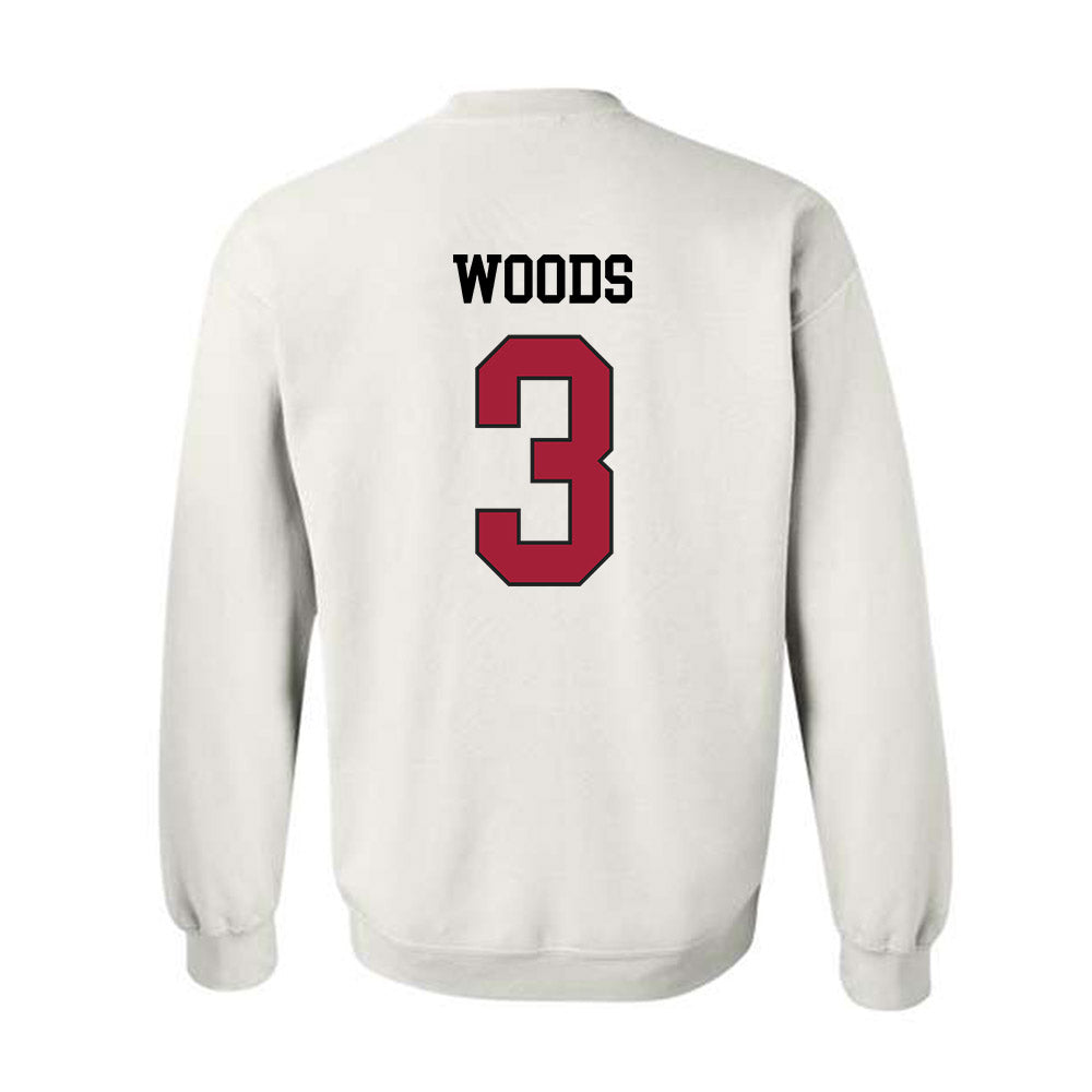 WSU - NCAA Football : Maxwell Woods - Sports Shersey Crewneck Sweatshirt-1