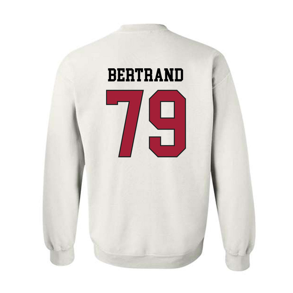 WSU - NCAA Football : Turner Bertrand - Sports Shersey Crewneck Sweatshirt-1