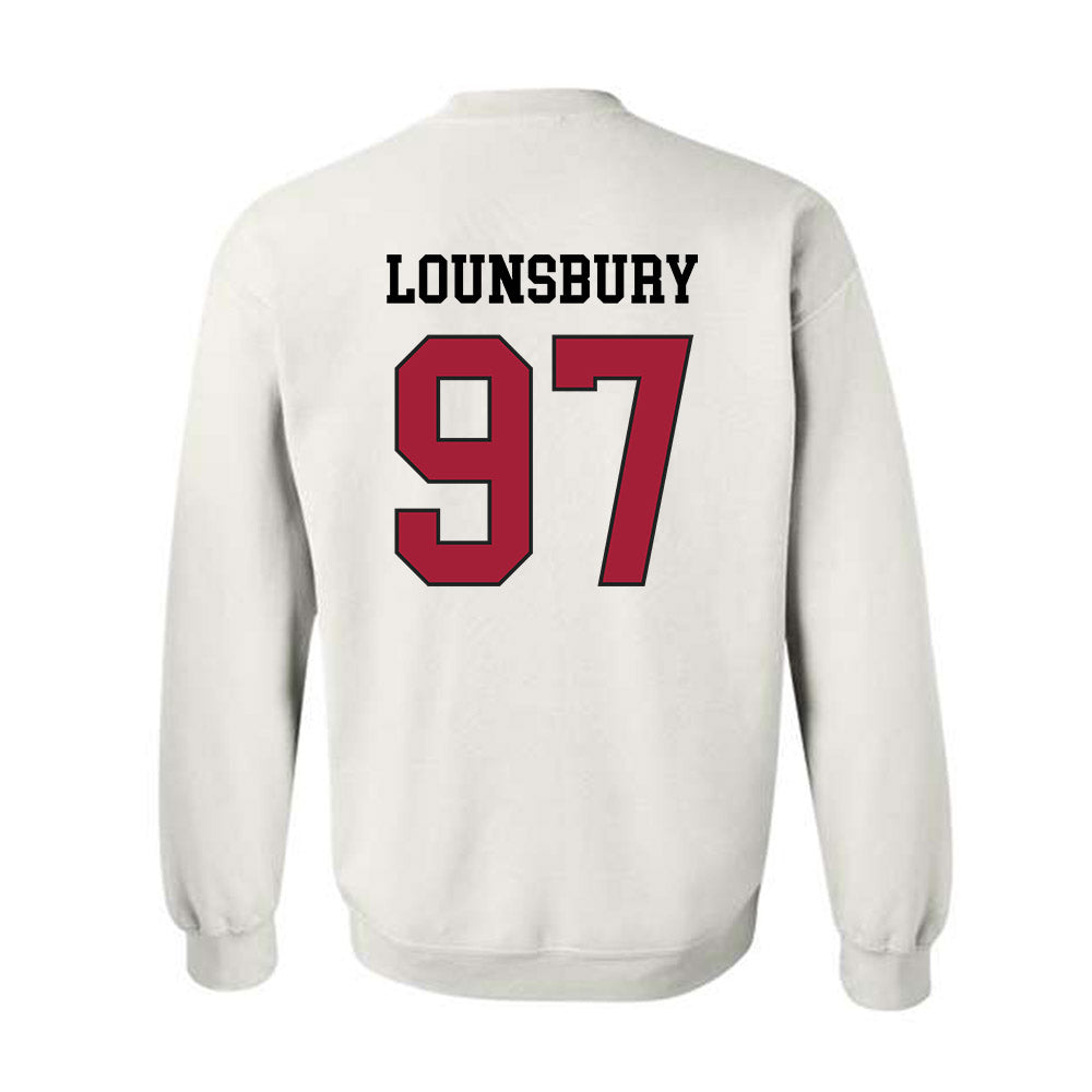 WSU - NCAA Football : Adlai Lounsbury - Sports Shersey Crewneck Sweatshirt-1
