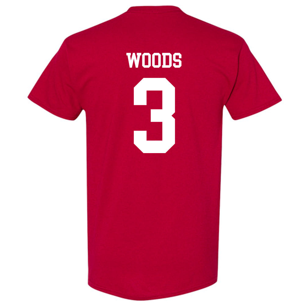 WSU - NCAA Football : Maxwell Woods - Sports Shersey T-Shirt-1