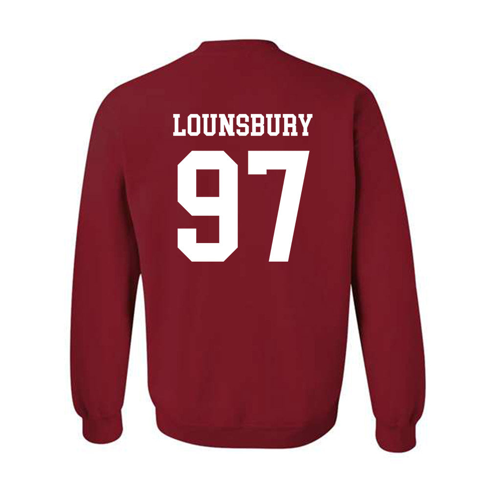 WSU - NCAA Football : Adlai Lounsbury - Sports Shersey Crewneck Sweatshirt-1