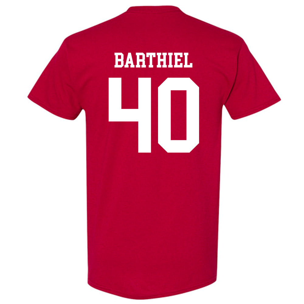WSU - NCAA Football : Gavin Barthiel - Sports Shersey T-Shirt-1