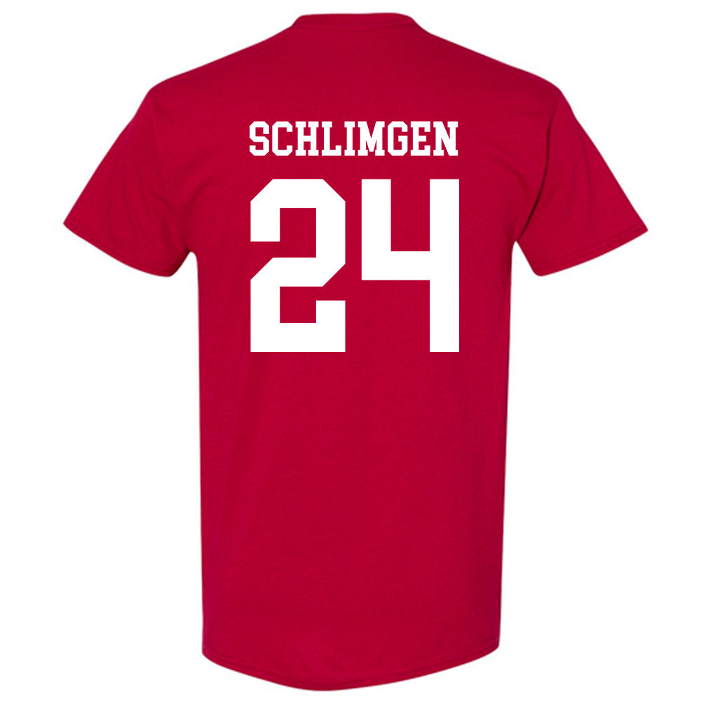 WSU - NCAA Football : Sullivan Schlimgen - Sports Shersey T-Shirt-1