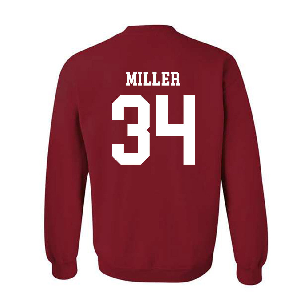 WSU - NCAA Football : Sir Brody Miller - Sports Shersey Crewneck Sweatshirt-1