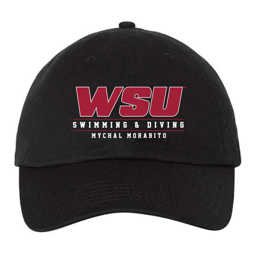 WSU - NCAA Women's Swimming & Diving : Mychal Morabito - Dad Hat-0