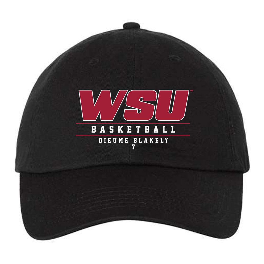 WSU - NCAA Men's Basketball : Dieume Blakely - Dad Hat-0