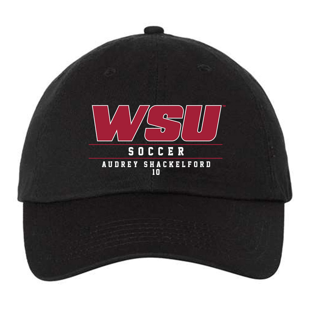 WSU - NCAA Women's Soccer : Audrey Shackelford - Dad Hat-0
