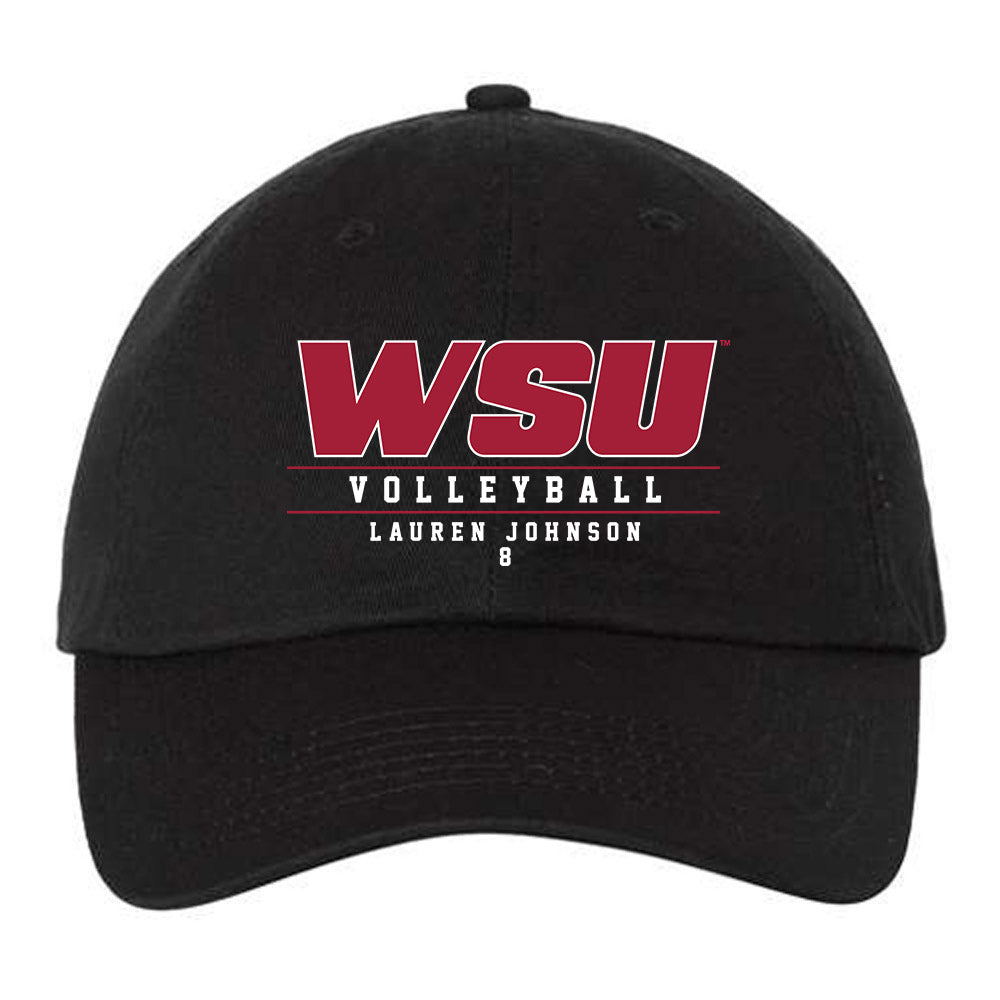 WSU - NCAA Women's Volleyball : Lauren Johnson - Dad Hat-0
