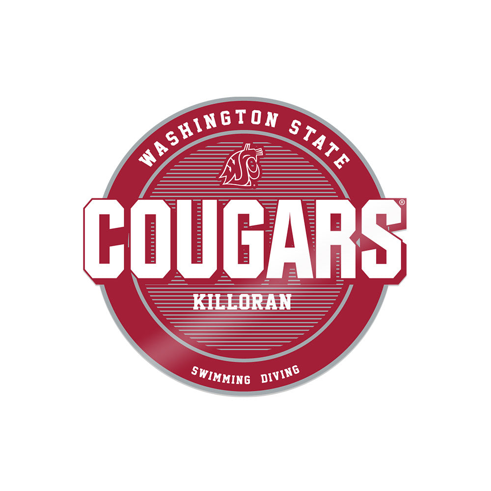 WSU - NCAA Women's Swimming & Diving : Lorelai Killoran - Sticker-0