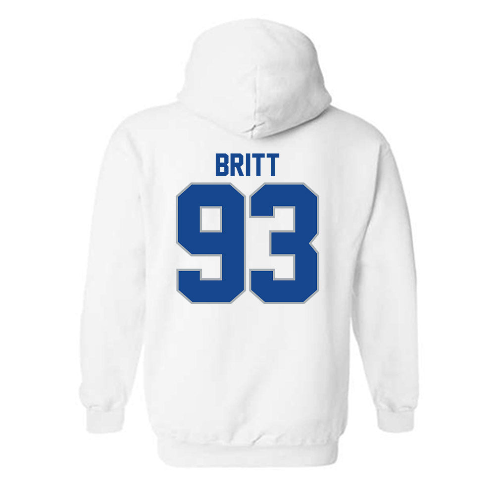 CNU - NCAA Football : Jaylen Britt - Classic Shersey Hooded Sweatshirt-1