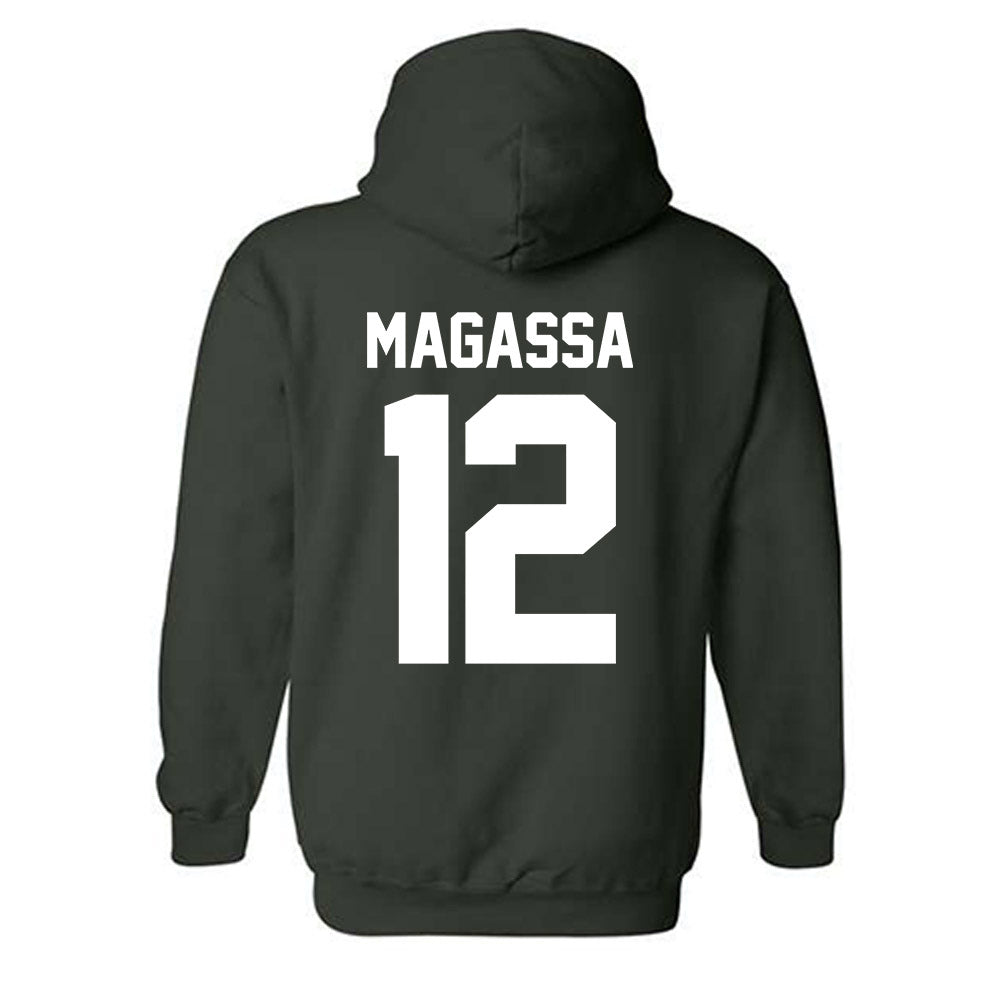 Cleveland State - NCAA Women's Basketball : Ayisse Magassa - Classic Shersey Hooded Sweatshirt-1