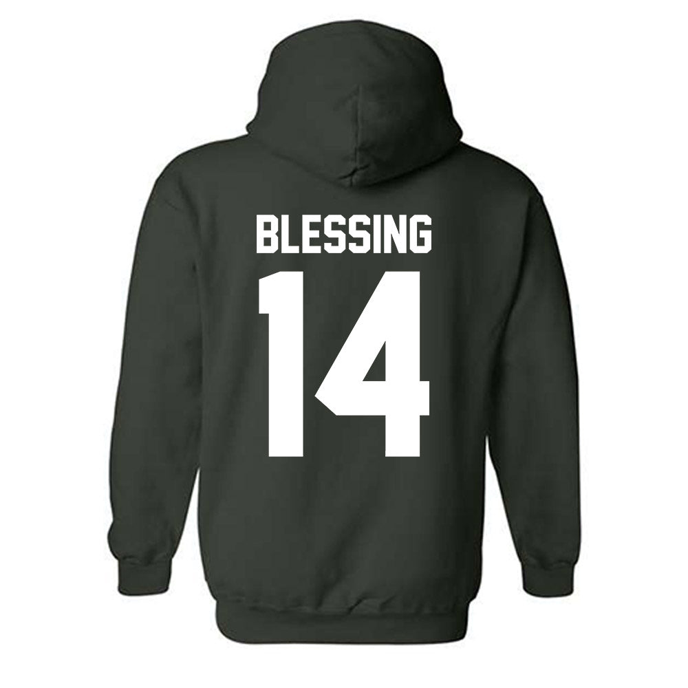 Cleveland State - NCAA Men's Lacrosse : Alec Blessing - Classic Shersey Hooded Sweatshirt-1