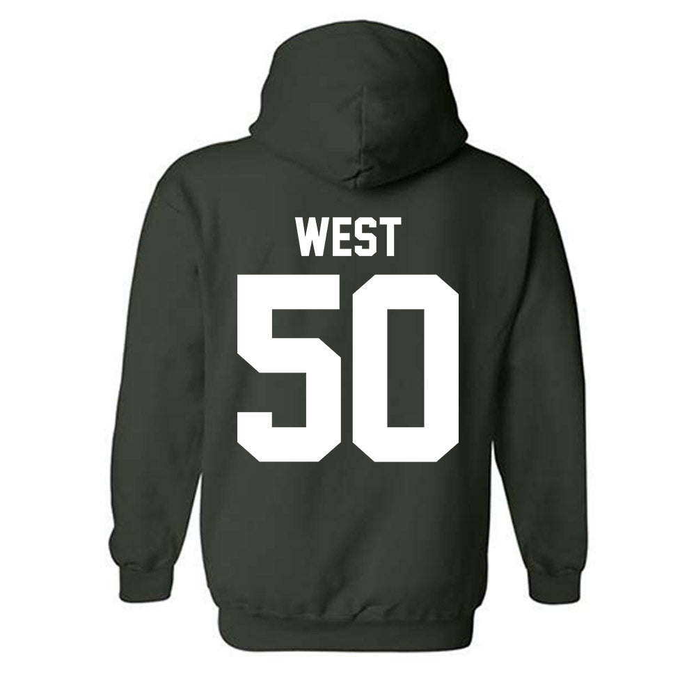 Cleveland State - NCAA Men's Lacrosse : Sebastian West - Classic Shersey Hooded Sweatshirt-1