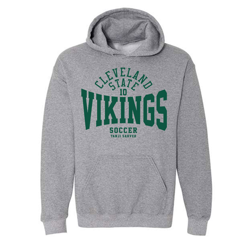 Cleveland State - NCAA Women's Soccer : Tanji Sarver - Classic Fashion Shersey Hooded Sweatshirt-0