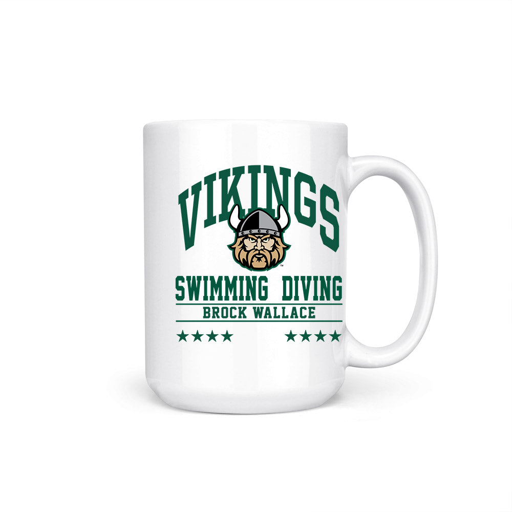 Cleveland State - NCAA Men's Swimming & Diving : Brock Wallace - Coffee Mug-0